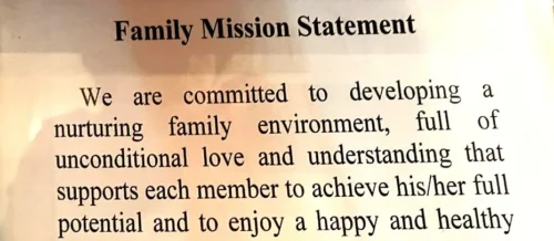 Our Family Mission Statement photo